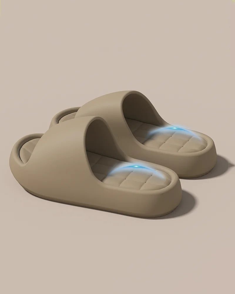 Candy Color Soft Bottom EVA Slippers Women Summer 2026 Thick Platform Comfortable Cloud Slippers Woman Outdoor Beach Sandals 45