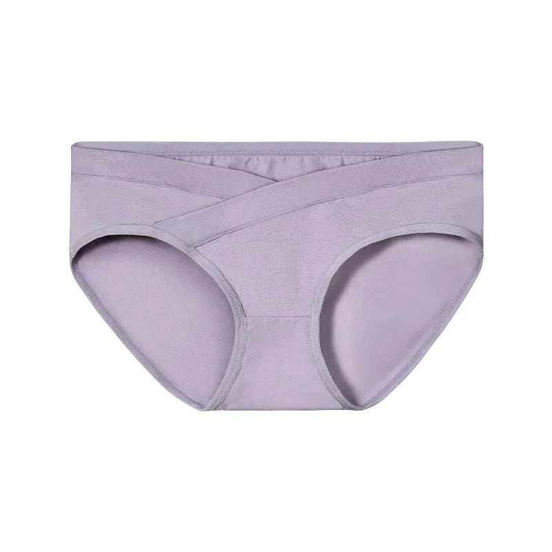 Women's antibacterial underwear, girl's pure cotton triangle pants, mid-rim seamless bottom pants, breathable