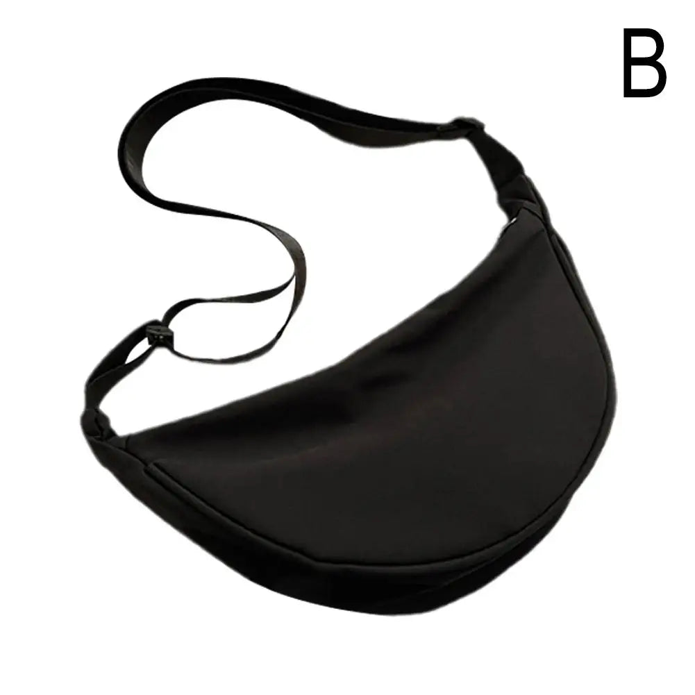 Trendy Women Casual Nylon Crossbody Bag Dumpling Bag Shoulder Bag Large Dumpling Purse Casual Women's Crossbody Bags