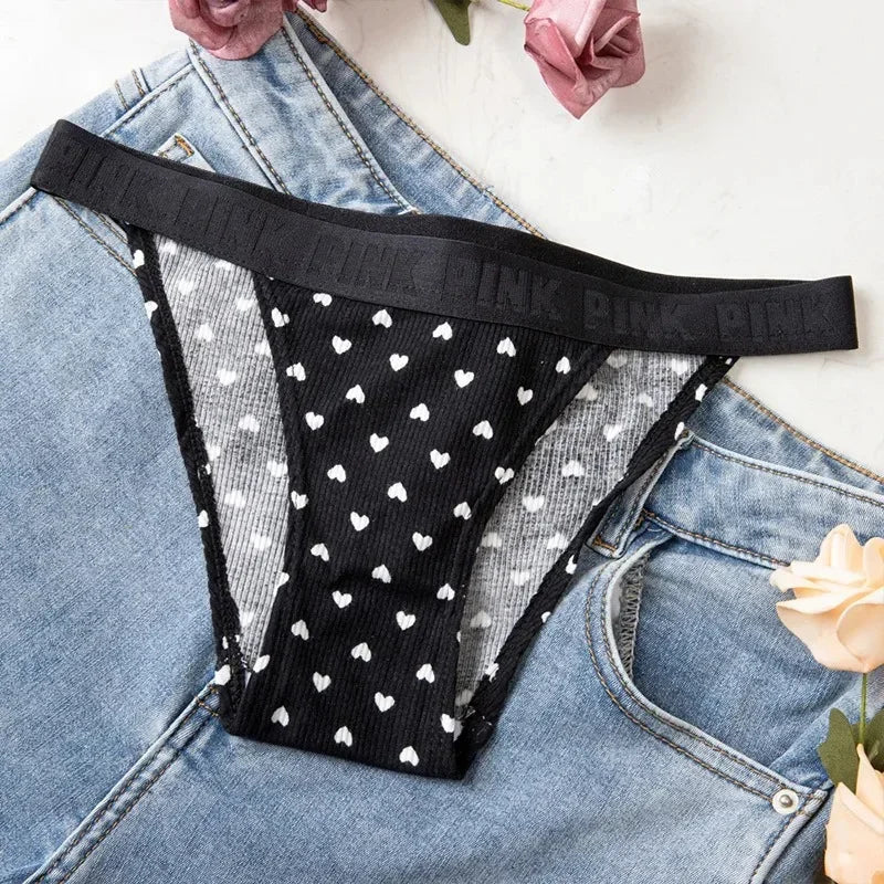 Female Panties Women's Cotton Briefs Underwear Ladies Underpants Girls Panties Comfortable Intimate Low Waist Ladies Lingerie