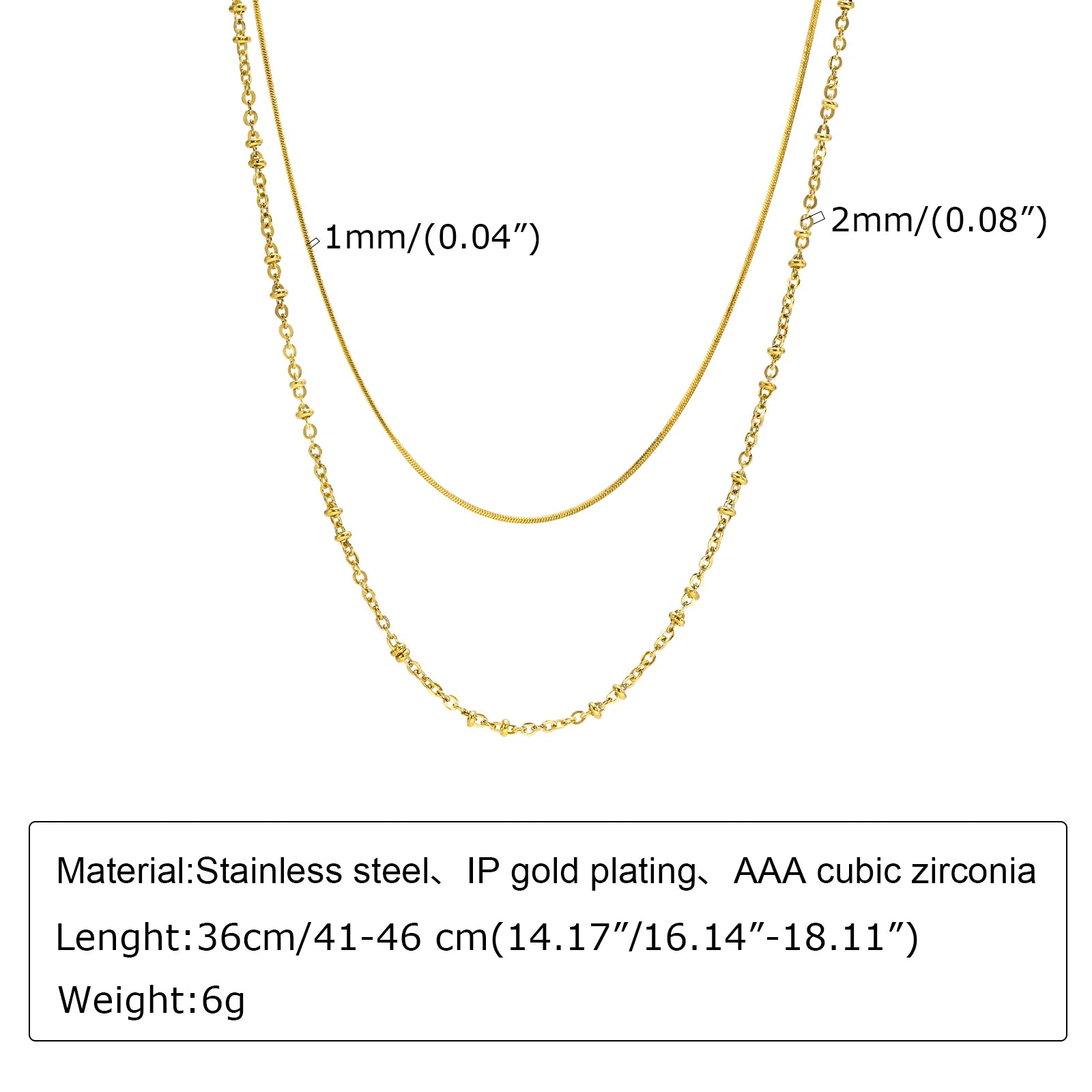 Gold Plated Lariat Necklace for Women, Double Laryered Long Chain Drop Pendant Choker Necklaces Fashion Gifts