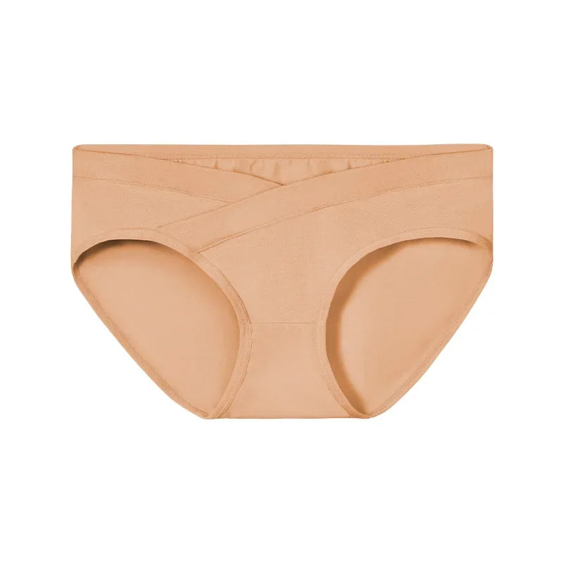 Women's antibacterial underwear, girl's pure cotton triangle pants, mid-rim seamless bottom pants, breathable