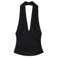 MUJER 2025 Women's Skirt 2 Piece Set Halter Crop Top Female High Waist Midi Skirts Sets for Women Backless Tops Two Piece Outfit