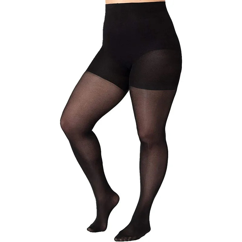 Dimmkof Shaping Pantyhose 40D Sheer Compression Pantyhose Women's Shaping Tights High Waist Control Shaper Stockings Shape Nylon