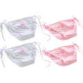 1-4Pcs Sexy Bandage Lolita Panties Low Waist Lingerie Cute Claw Women's Briefs Low Waist Animation Underwear Black,Pink,White