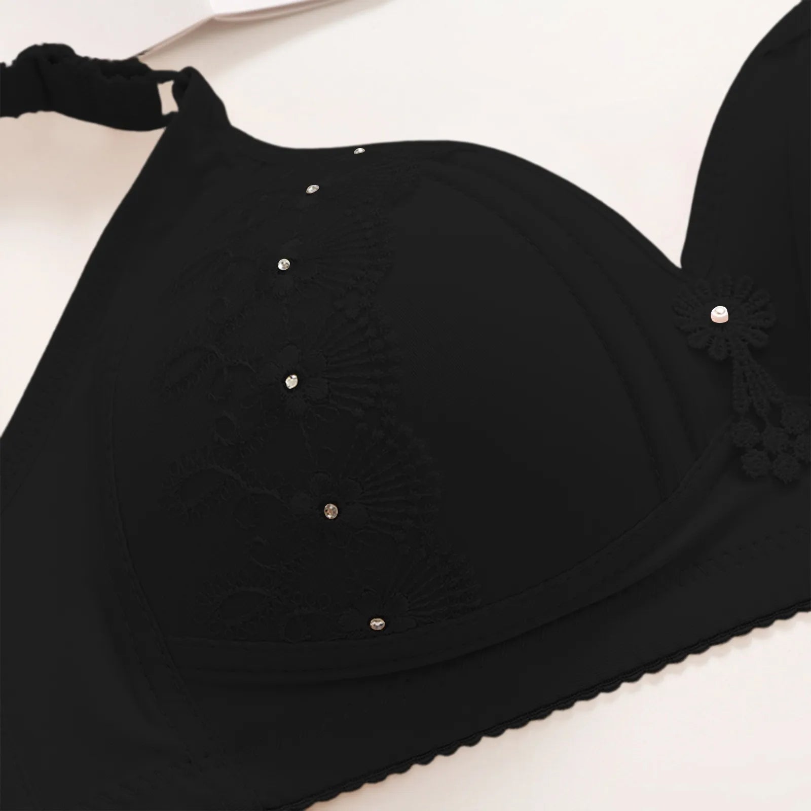 Women Bralette No Underwire Adjustable Shoulder Strap Breathable Push Up Middle-aged Ladies Wireless Bra Female Soft Underwere