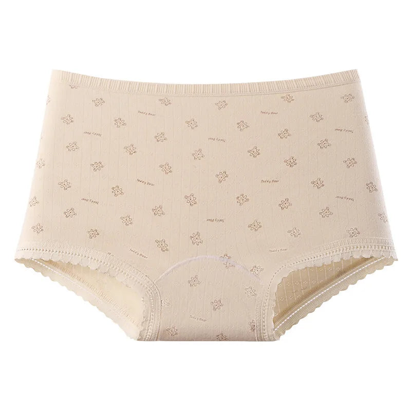 Women's Breathable Lace Panties Traceless Boxer Briefs Soft Mid-Rise Comfortable Underwear Sexy Intimates