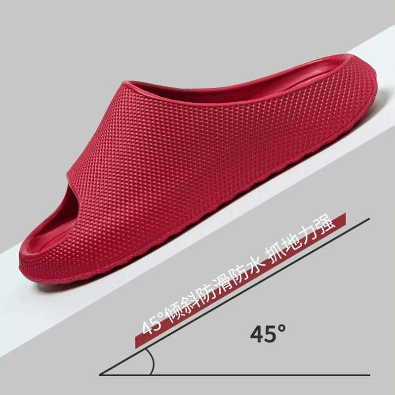 Chunky Platform EVA Cloud Slippers Women 2026 Summer Brand Design Thick Soft Bottom Non Slip Slides Couple Beach Sandals Woman