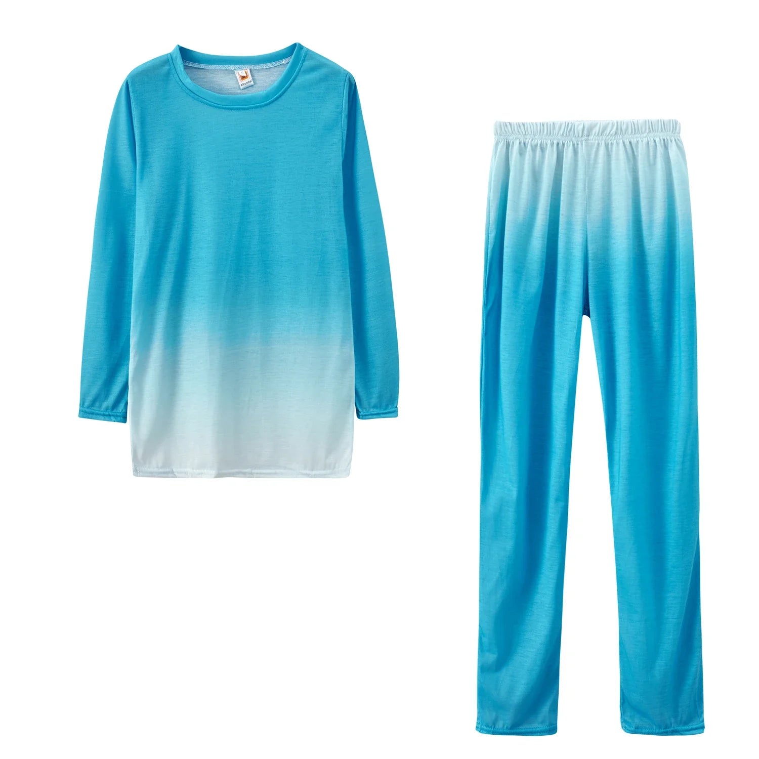 2025 Women's Casual Two-Piece Suit, Gradual Change Long Sleeved Trousers Sports Trend
