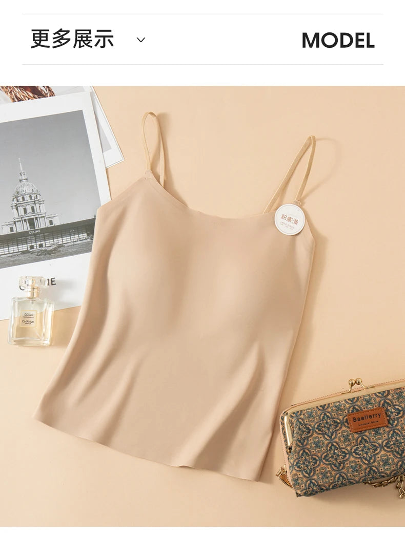 New Spring Summer Women's Tank Tops Cozy Clothes For Woman High Quality Lady Blouse Sleeveless Vest Female Camisole Solid Jersey
