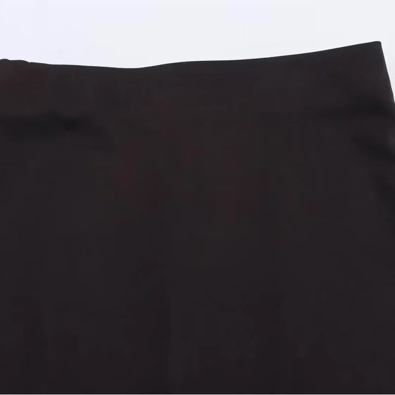 MUJER 2025 Women's Skirt 2 Piece Set Halter Crop Top Female High Waist Midi Skirts Sets for Women Backless Tops Two Piece Outfit