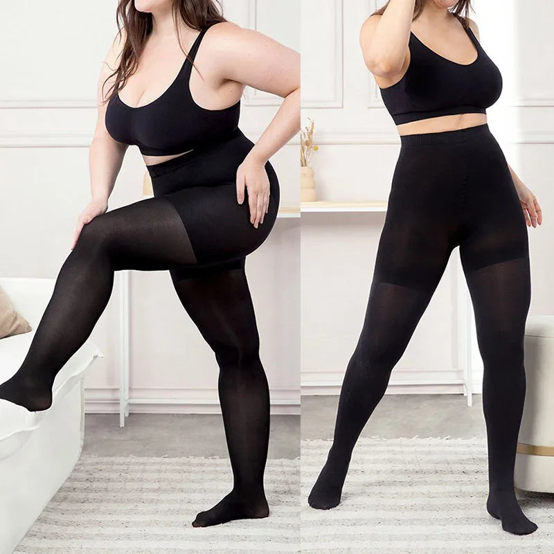 Dimmkof Shaping Pantyhose 40D Sheer Compression Pantyhose Women's Shaping Tights High Waist Control Shaper Stockings Shape Nylon