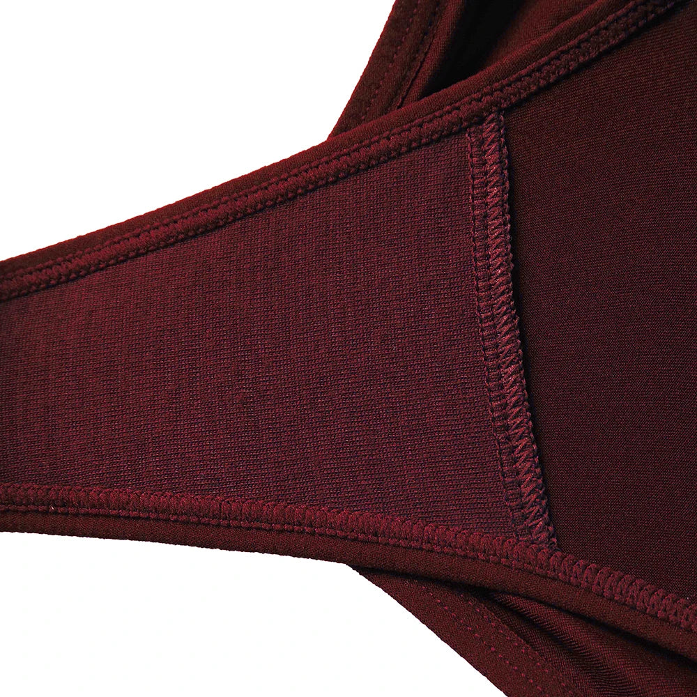 Anfilia Women Panties Sexy Low Waist Tanga Bandage Cross Hollow Out Cotton Soft Breathable Thongs