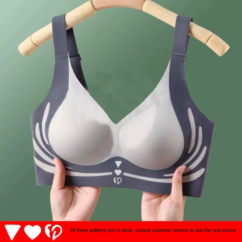 Women's Push Up Bras Seamless Comfortable Angel Wings Bras Sets Fashion Soft Breathable Underwear Female Cozy No Wire Lingerie