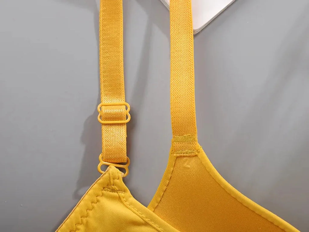 Sexy No Wire Push Up Underwear Women Seamless Bra Girls Students Breathable Thin Bras Female's Bra Breathable Gathered Lingerie