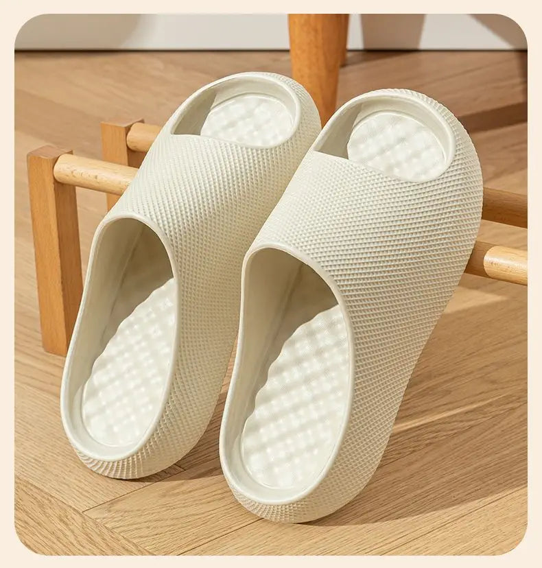 Chunky Platform EVA Cloud Slippers Women 2026 Summer Brand Design Thick Soft Bottom Non Slip Slides Couple Beach Sandals Woman