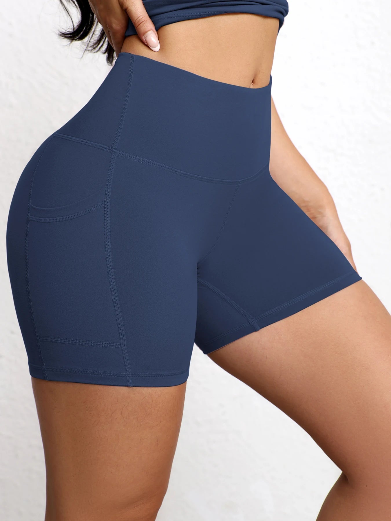 2 Pieces Yoga Suit For Women Seamless Fitness Gym Clothes Halter Sports Bra Matching Impact Shorts Workout Sets Gym Set Outfit