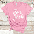 Bridal Bachelor Party T Shirts Baby of Honor Mother of the Groom Jr. Bridesmaid Bride Flowers Girl Brides Babes Team Bride Maid