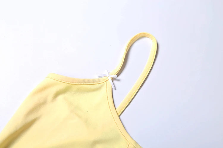 Kliou Hollow Design 2 Piece Set Woman 2026 Spring New Style Low-Neck Camisole Tops+Skinny Shorts Daily Casual Fashion Outfits