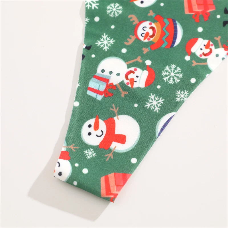 5PCS/Lot Seamless Ice Silk Thongs Women's Christmas Theme Underwear Sexy Rhinestone Waist Panties Santa Claus Printed Lingerie