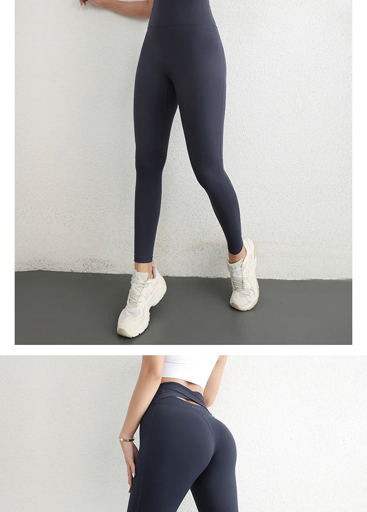 Hot Selling Classical Design Elastic Material High Impact Leggings Quality Brands Yoga Pants High Waist Sport Leggings For Girls