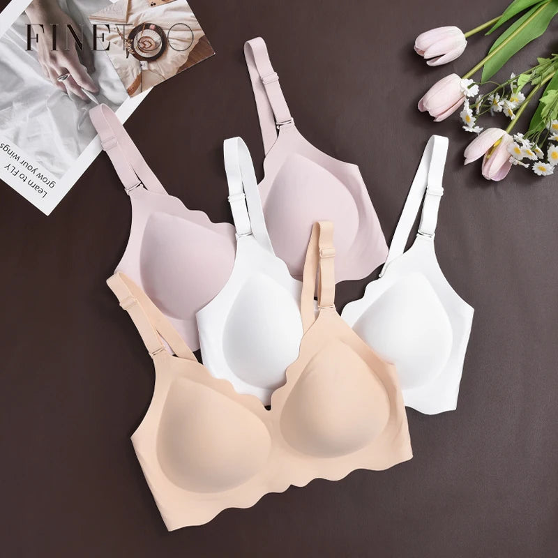 No Trace Top Women's Plus Size Bralette Sexy Wireless Push-UP Underwear Removable strap Bras Beauty Back Comfortable Lingerie
