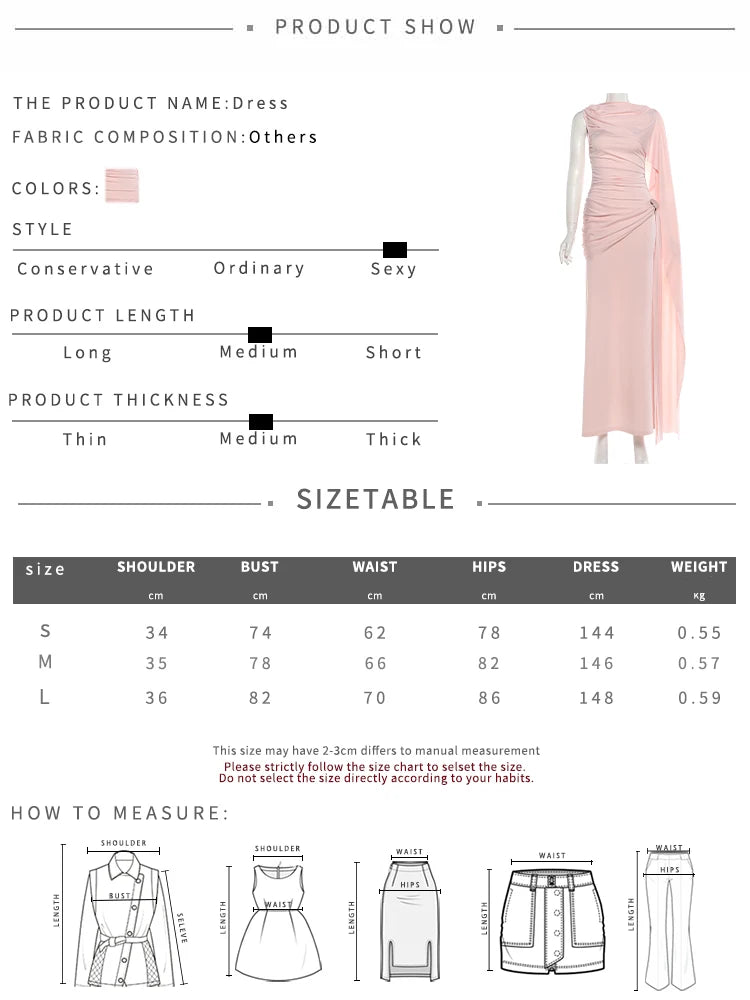 Sisterlinda Elegant Dress Woman Ruched o-Neck Sleeveless Irregular Ribbon Metal Trim Classic Birthday Party Banquet Vestidos
