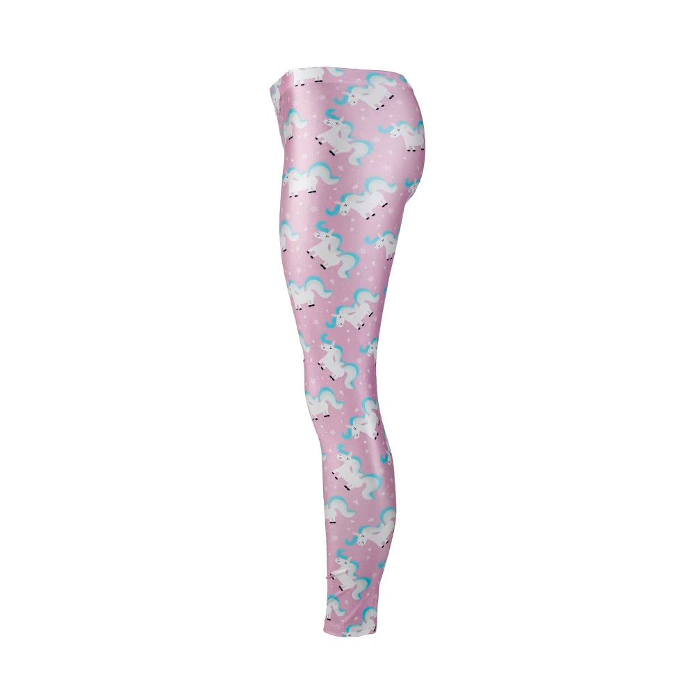 Women Leggings Lovely Animal Hologrephic Digital Print Fitness legging High Waist Workout Pants Casual Street Leggins