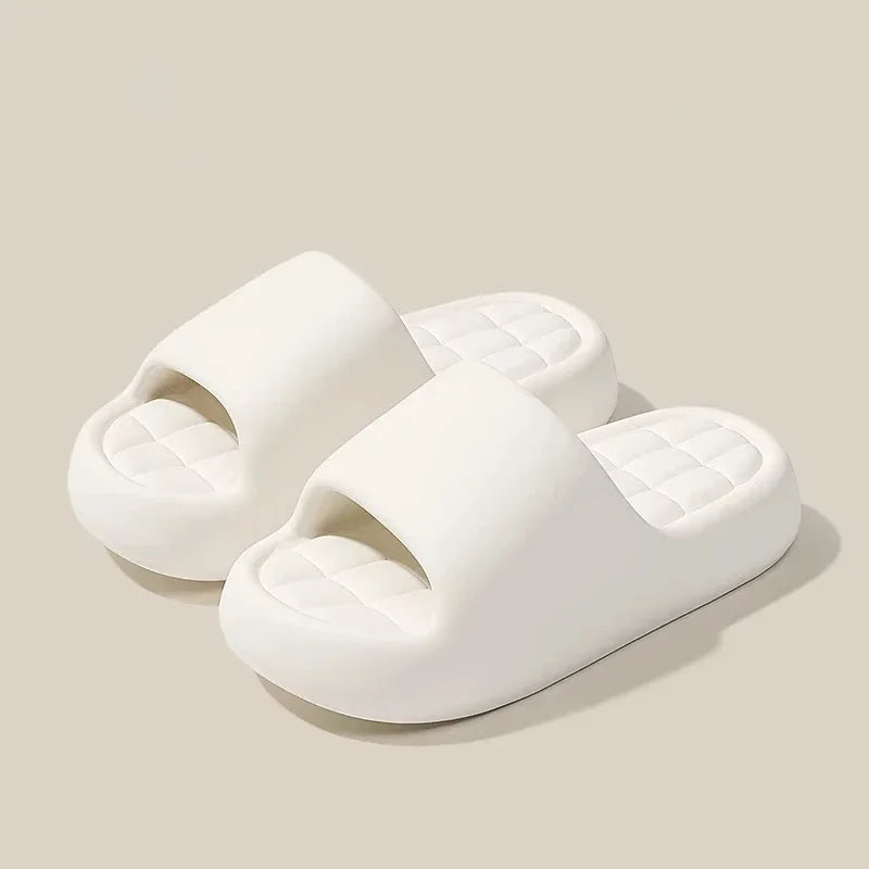 Candy Color Soft Bottom EVA Slippers Women Summer 2026 Thick Platform Comfortable Cloud Slippers Woman Outdoor Beach Sandals 45
