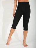 CUHAKCI Spring Summer Fashion Sharpened Women's Leggings Sexy Simple Pure Color Seven Pants Stretch Fitness Athletic Yoga Pants