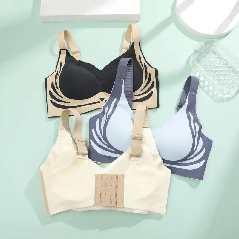 Women's Push Up Bras Seamless Comfortable Angel Wings Bras Sets Fashion Soft Breathable Underwear Female Cozy No Wire Lingerie