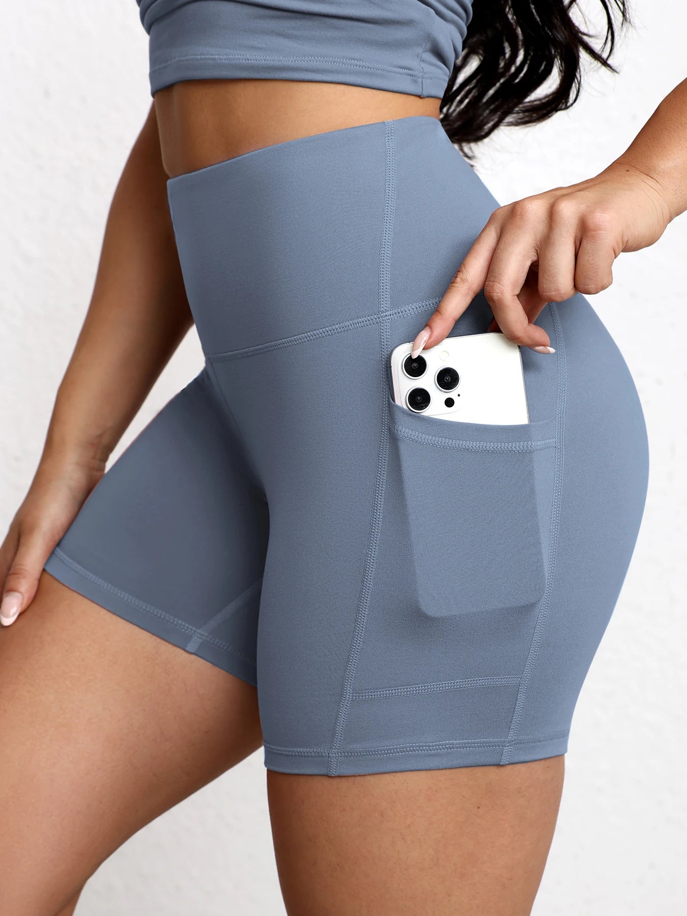 2 Pieces Yoga Suit For Women Seamless Fitness Gym Clothes Halter Sports Bra Matching Impact Shorts Workout Sets Gym Set Outfit