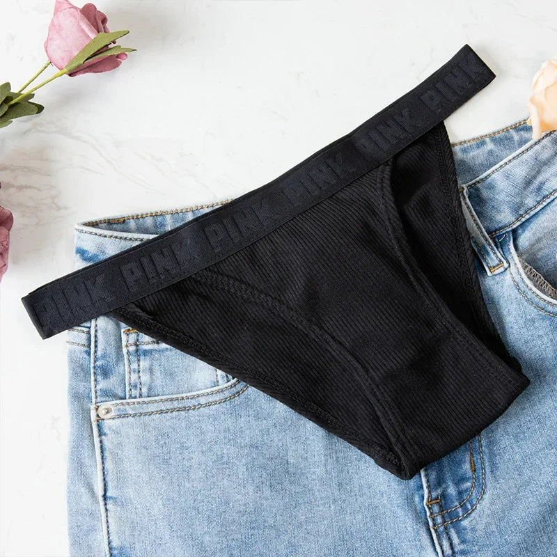 Female Panties Women's Cotton Briefs Underwear Ladies Underpants Girls Panties Comfortable Intimate Low Waist Ladies Lingerie