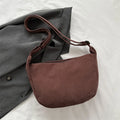 Corduroy Lazy Wind Everything Japanese Literary Single Shoulder Crossbody Student Casual Korean Female Simple Dumpling Bag