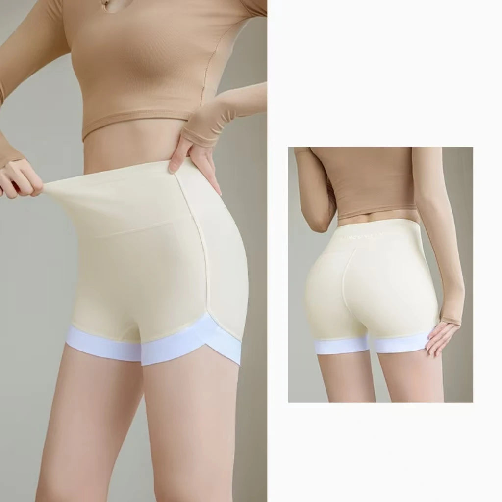 Hearuisavy Running Sports Shorts Women Buttock Lift Gym Leggings Women Cycling Slim Fit Workout Shorts High Waist Yoga Shorts